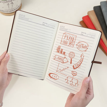 Funny Sarcastic Notebook - Coworker Gag Gifts, White Elephant, Exchange Gifts - Personalized Leather Journal