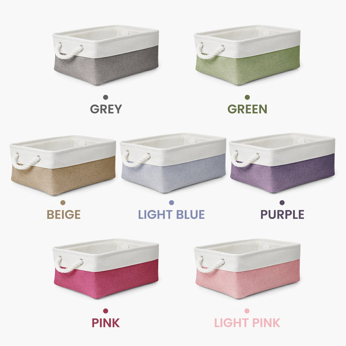 Makeup Storage Basket With Handles For Girls, Daughters, Granddaughters - Personalized Storage Basket
