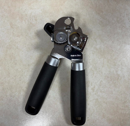 GORILLA GRIP Heavy Duty Can Opener & Bottle Opener, Black